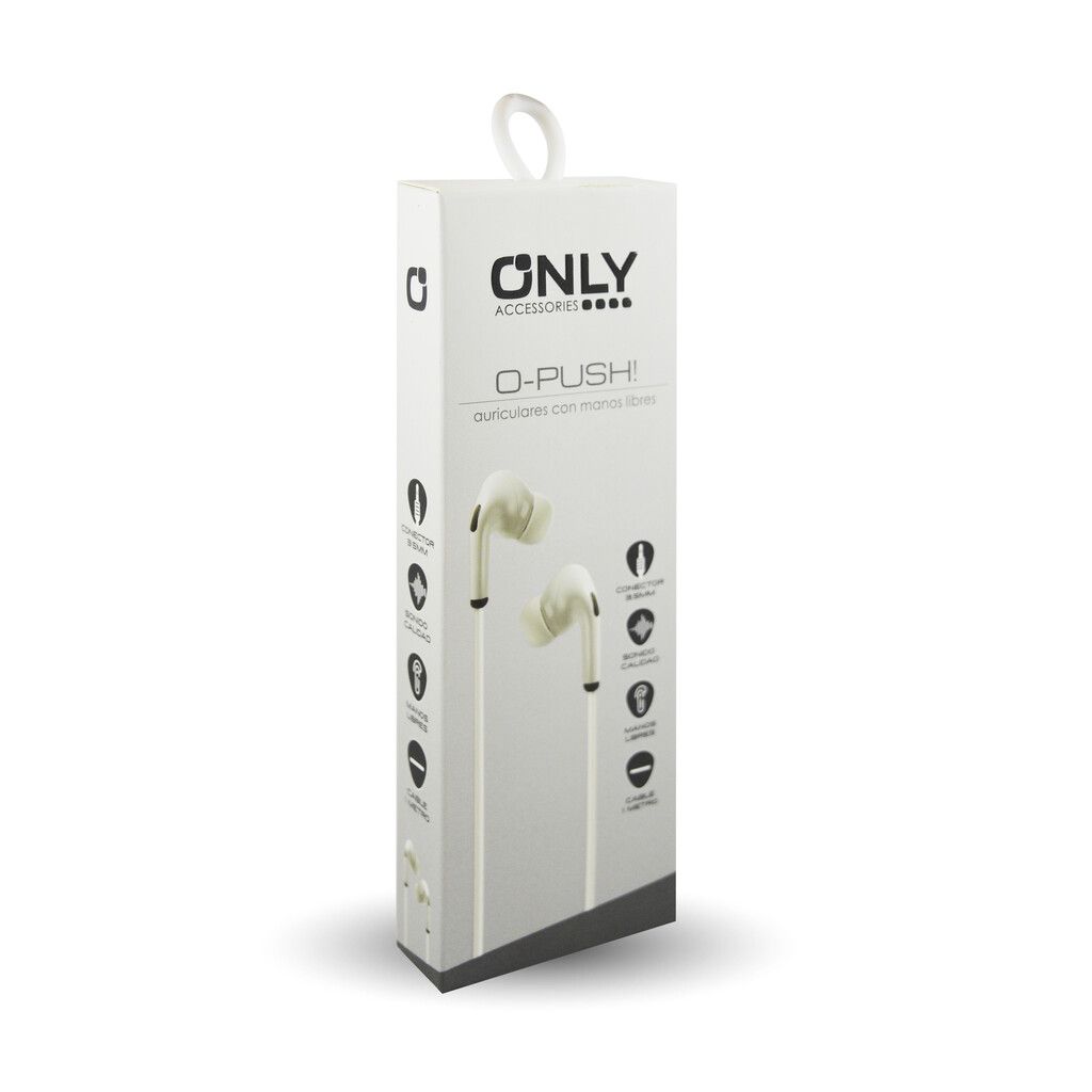 MANOS LIBRES MOD31 - O-PUSH - SIMIL IP12 - BLANCO MANOS LIBRES MOD31 - O-PUSH - SIMIL IP12 - BLANCO - Imagen 1