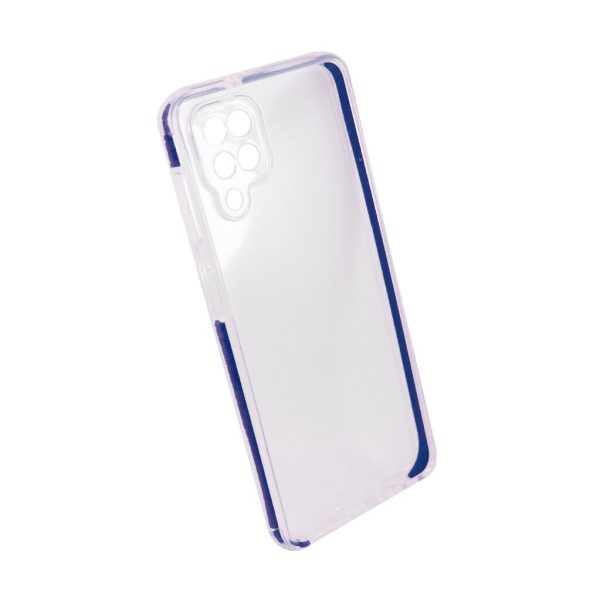 TPU ACRILICO TRANSP. MOD 157 - SAM A52S - AZUL