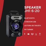 PARLANTE SMALL MOD JH16-20 BT - ROJO - Imagen 4