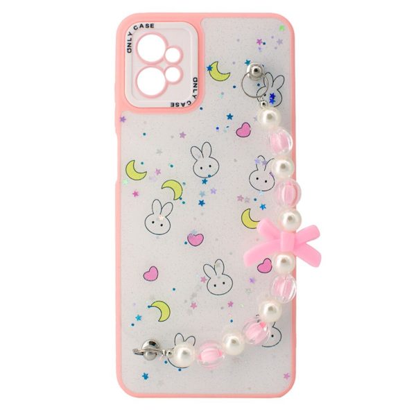 TPU MOD522 GLITTER CHAINS - SAM A24 - ONLY - PINK