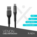 CABLE USB MOD 114 - VENON - XAEA - V8 - CON LUZ - Imagen 4