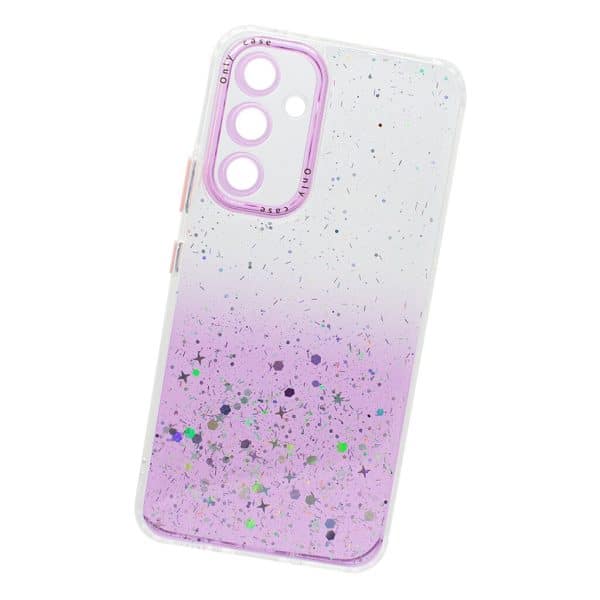 TPU MOD513 GLITTER SPLASH - SAM A34 - ONLY - PURPLE