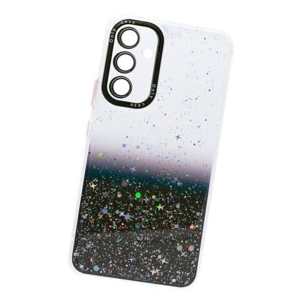 TPU MOD513 GLITTER SPLASH - SAM A34 - ONLY - BLACK