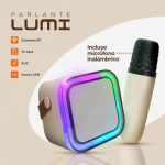 PARLANTE 3'' CON MIC MINI - MODS-901 LUMI - STOCK - BLANCO - Imagen 2
