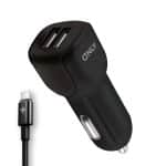 CARGADOR 12V BOOSTER MODS-500 - 2 USB + CABLE TIPO C - ONLY - NEGRO