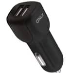 ADAPTADOR-CARGADOR 12V BOOSTER MODS-503 - 2 USB - ONLY - NEGRO