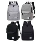 MOCHILA LISA ECONÓMICA MODS-1107 - ST - GRIS - Imagen 3
