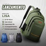 MOCHILA LISA MODS-1109 - ST - GRIS - Imagen 2