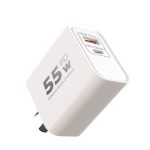 ADAPTADOR-CARGADOR 220V MODX-516 HYPER - 5,4A - 1USB + 1TC - XAEA - BLANCO - Imagen 2