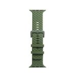 MALLA RELOJ MODS-767 SILICONA TRENZADA 42 - ST - VERDE