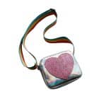 CARTERA CORAZON MODS-566 - ST - PLATEADO