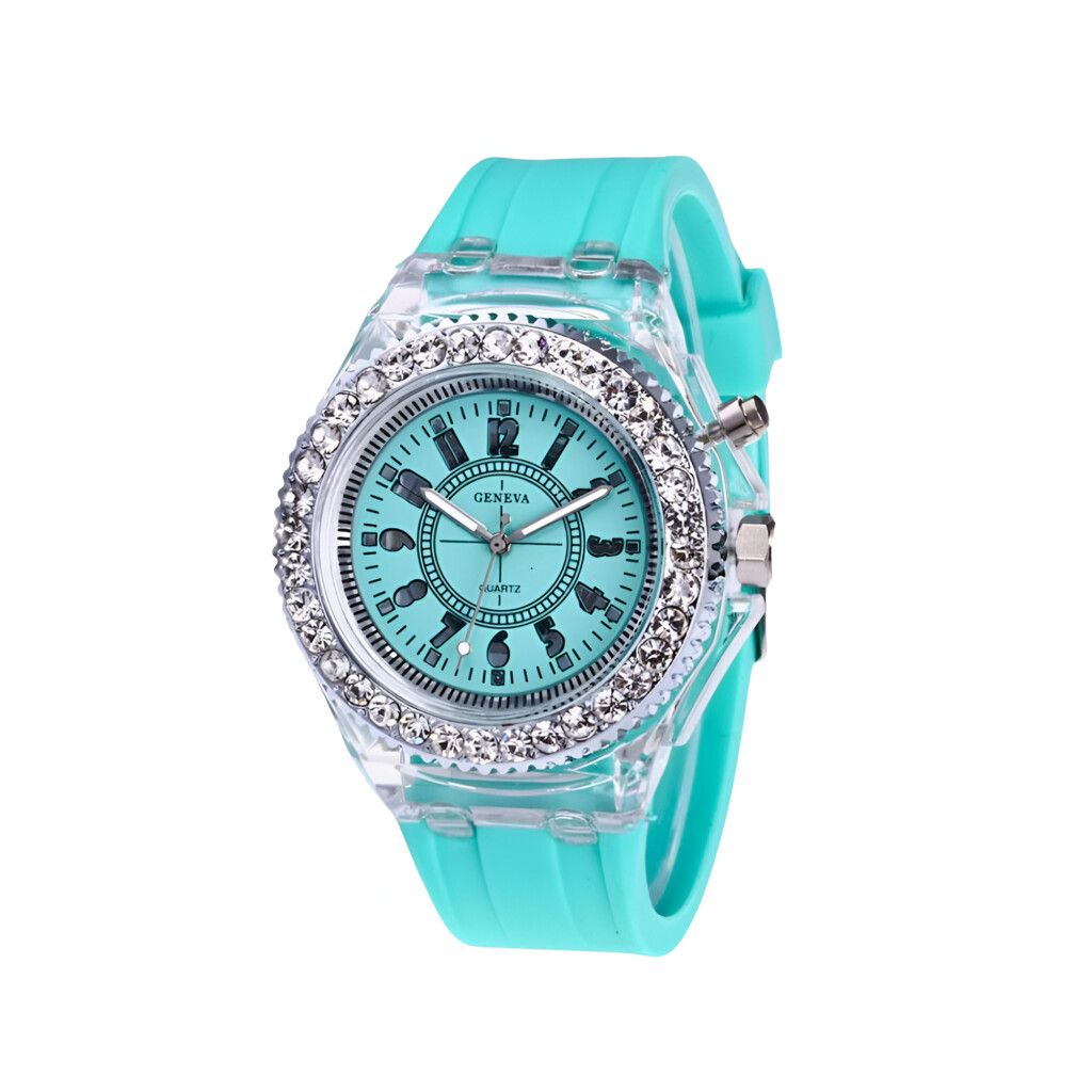 RELOJ GENOVA Z166 LIGTH MODS-770 - ST - VERDE AGUA RELOJ GENOVA Z166 LIGTH MODS-770 - ST - VERDE AGUA - Imagen 1