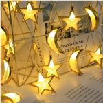 GUIRNALDA ESTRELLA Y LUNA 3MTS MODV-003G - VARIOS - LUZ CALIDA
