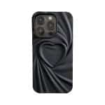 TPU MOD605 TEXTURA CORAZON - IPH 16 PRO MAX - XAEA - NEGRO