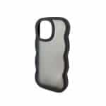 TPU MOD604 ONDULADO TRANSPARENTE - SAM S25 FE - XAEA - NEGRO