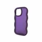 TPU MOD604 ONDULADO TRANSPARENTE - IPH 14 - XAEA - VIOLETA