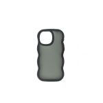 TPU MOD604 ONDULADO TRANSPARENTE - IPH 16 PRO - XAEA - NEGRO - Imagen 2