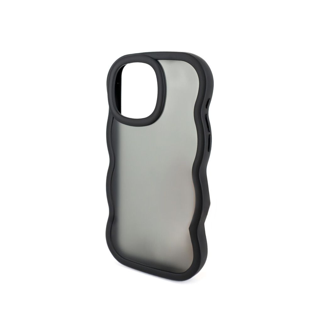 TPU MOD604 ONDULADO TRANSPARENTE - IPH 16 PRO - XAEA - NEGRO TPU MOD604 ONDULADO TRANSPARENTE - IPH 16 PRO - XAEA - NEGRO - Imagen 1