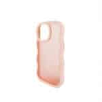 TPU MOD604 ONDULADO TRANSPARENTE - IPH 16 - XAEA - ROSA