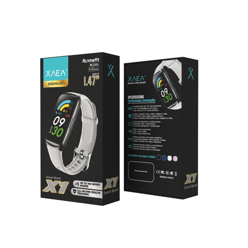 SMART BAND X1 MODX-0015 - XAEA - GRIS SMART BAND X1 MODX-0015 - XAEA - GRIS - Imagen 1