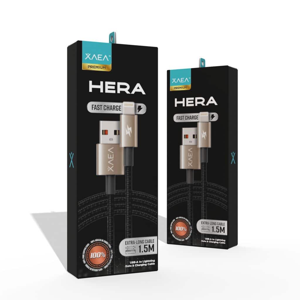 CABLE USB LIGHTNING MODX-102 - HERA - XAEA - DORADO CHAMPAGNE CABLE USB LIGHTNING MODX-102 - HERA - XAEA - DORADO CHAMPAGNE - Imagen 1