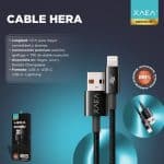 CABLE USB TIPO C MODX-101 - HERA - XAEA - AZUL - Imagen 3