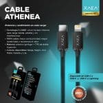 CABLE TIPO C - LIGHTNING MODX-098 - ATHENEA - XAEA - BEIGE - Imagen 4