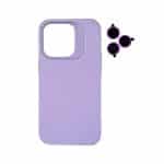 TPU MOD603 SILICONA LENS - IPH 15 - XAEA - LILA