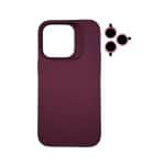 TPU MOD603 SILICONA LENS - IPH 16 - XAEA - BORDO