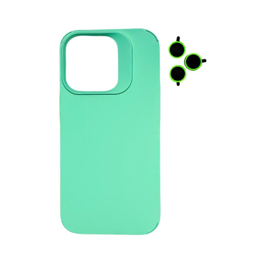 TPU MOD603 SILICONA LENS - IPH 17 - XAEA - VERDE TPU MOD603 SILICONA LENS - IPH 17 - XAEA - VERDE - Imagen 1