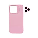 TPU MOD603 SILICONA LENS - IPH 17 PRO MAX - XAEA - ROSA