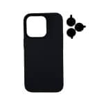 TPU MOD603 SILICONA LENS - IPH 16 PRO - XAEA - NEGRO