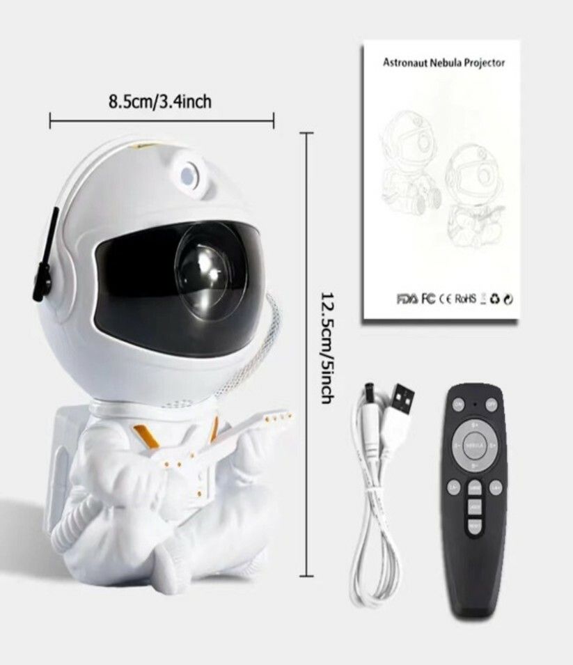 PROYECTOR ASTRONAUTA GUITARRA YHY-02 MODV-00AQ - VARIOS - BLANCO PROYECTOR ASTRONAUTA GUITARRA YHY-02 MODV-00AQ - VARIOS - BLANCO - Imagen 1