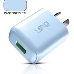 ADAPTADOR-CARGADOR 220V MODY-00B9 4.8A - RUSH - 1USB - YEXA - CELESTE