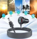 CARGADOR 12V+CABLE STARLINK MINI CON CABLE 3 MTS FSJ-089 MODV-00AZ - VARIOS - NEGRO - Imagen 5