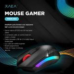 MOUSE GAMER MODX-052 Y-WING - XAEA - NEGRO - Imagen 3