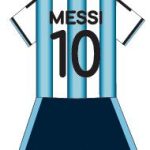 LLAVERO ACRILICO MESSI-BALON MODV-00F0 - VARIOS - CELESTE