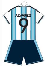 LLAVERO ACRILICO ALVAREZ-BANDERA MODV-00F0 - VARIOS - CELESTE