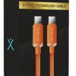 CABLE ATHENEA TIPO C-C EDICION ESPECIAL MODX-00F3 - XAEA - NARANJA