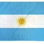BANDERA ARGENTINA C/OJALES 90X150 MODV-00EW - VARIOS - CELESTE
