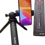 SOPORTE + SELFIE STICK EXTENSIBLE CON CABEZAL MOVIL MODV-009M - VARIOS - NEGRO