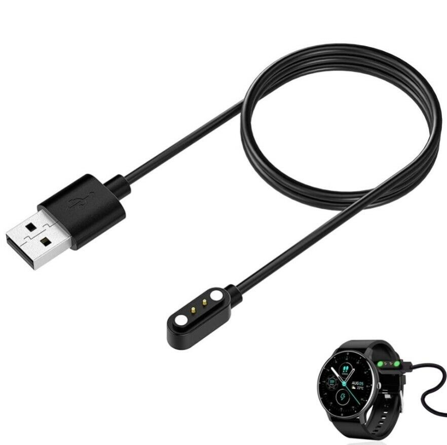 CARGADOR MAGNETICO PINES 3MM P/SMART WATCH MODV-00FJ - VARIOS - NEGRO CARGADOR MAGNETICO PINES 3MM P/SMART WATCH MODV-00FJ - VARIOS - NEGRO - Imagen 1