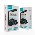 LAMPARA C/ CARGA INALAMBRICA GLOWIX-HT24 MODX-000F - NEGRO
