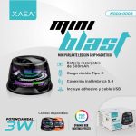 PARLANTE GAMER C/MAG SAFE MODX-000R MINI BLAST - XAEA - NARANJA - Imagen 5