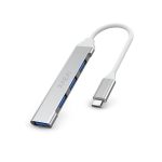 HUB DE PUERTOS 4 BOCAS C/CABLE TIPO C MODX-0012 - VARIOS - PLATEADO - Imagen 2