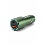 ADAPTADOR-CARGADOR 12V VOLTAIR MODX-517 - 3A - 1USB + 1TC - XAEA - VERDE - Imagen 2
