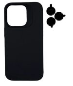 TPU MOD603 SILICONA LENS - IPH 14 PRO - XAEA - NEGRO