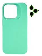 TPU MOD603 SILICONA LENS - IPH 14 PRO - XAEA - VERDE