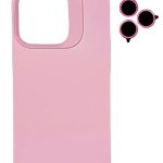 TPU MOD603 SILICONA LENS - IPH 17 AIR - XAEA - ROSA