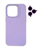 TPU MOD603 SILICONA LENS - IPH 17 AIR - XAEA - VIOLETA